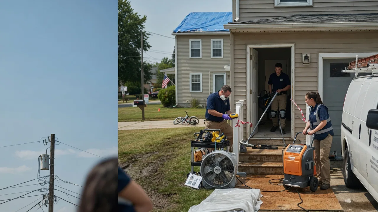Water Damage Repair in New Galilee, PA near me